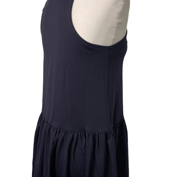 NWT Susana Monaco sleeveless navy racerback drop waist dress - Medium - Picture 5 of 9